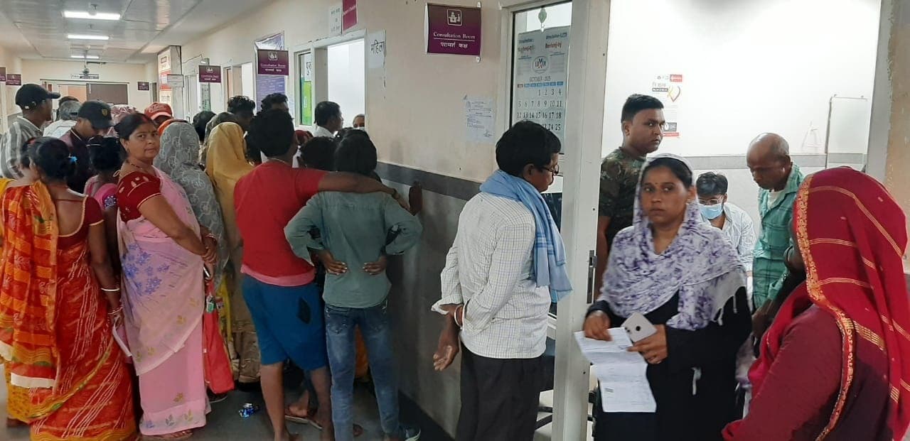 बदलते मौसम से सर्दी खांसी, वायरल फीवर व डायरिया का बढ़ा असर