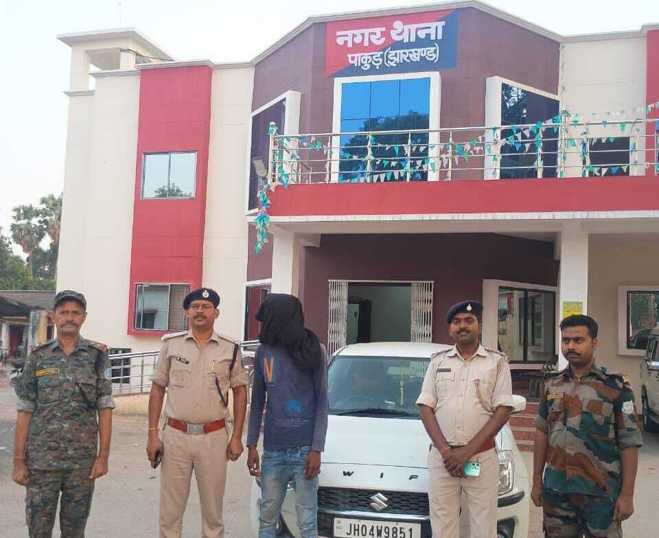 कार चोरी मामले में सोनाजोड़ी गांव से एक गिरफ्तार