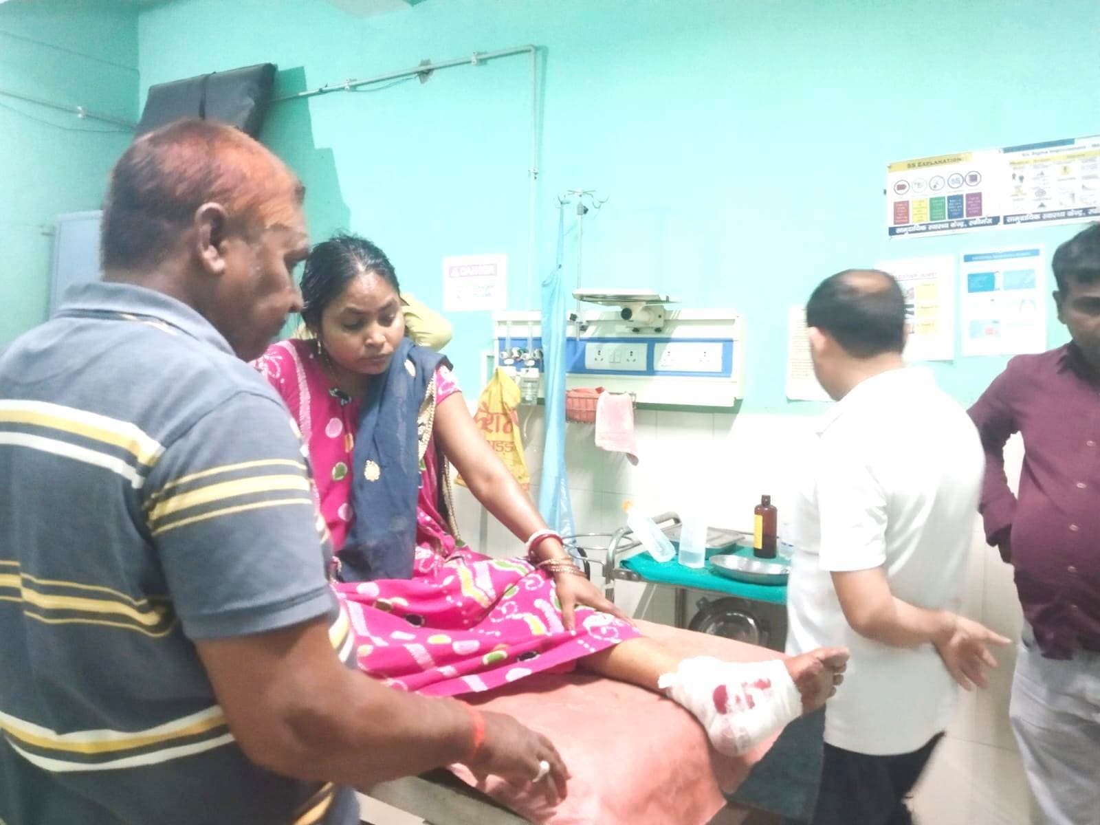 रफीगंज के सिमवां में चली गोली, महिला जख्मी