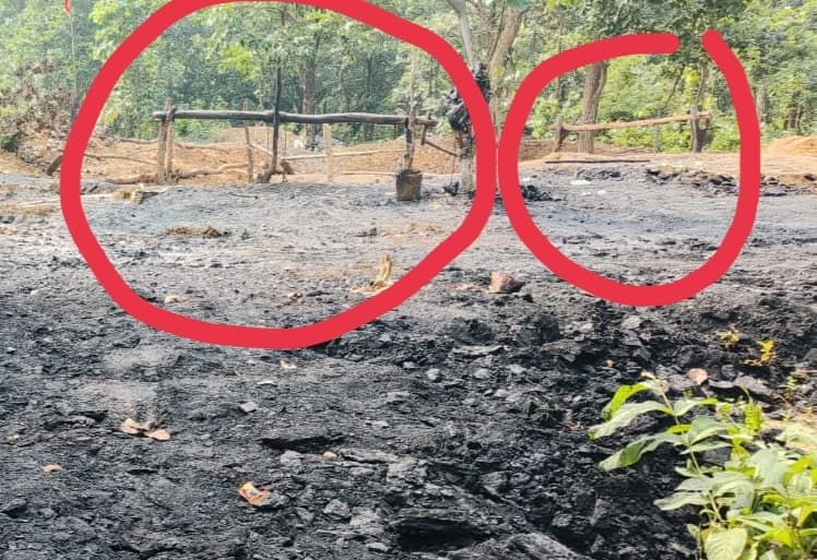 सिंडिकेट के दम पर मैक्लुस्कीगंज बना अवैध कोयला खनन का अड्डा