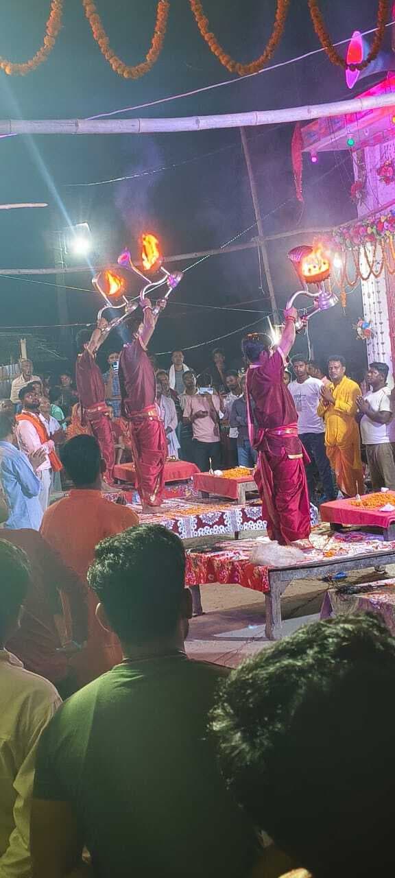हनुमान मंदिर के वार्षिकोत्सव पर हुई विशेष पूजा-अर्चना