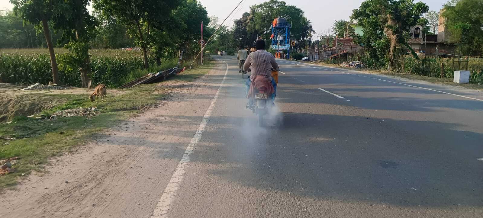 पुराने व कंडम वाहन के धुआं से फैल रहा है वायु प्रदूषण