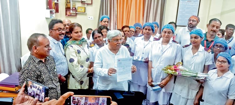 दुर्गापुर महकमा अस्पताल को केंद्रीय संस्था का सम्मान