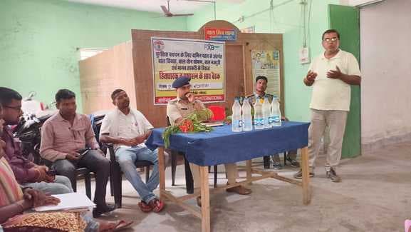 सुरक्षित बचपन को लेकर थाना परिसर में आयोजित हुई कार्यशाला