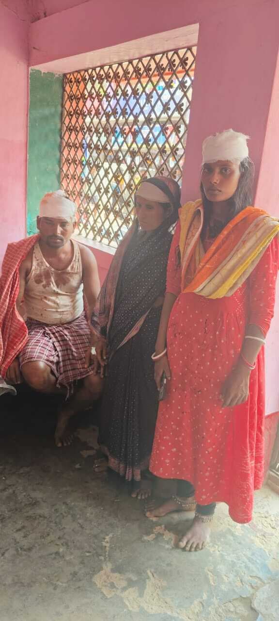 जमीन विवाद में मारपीट, तीन लोग जख्मी