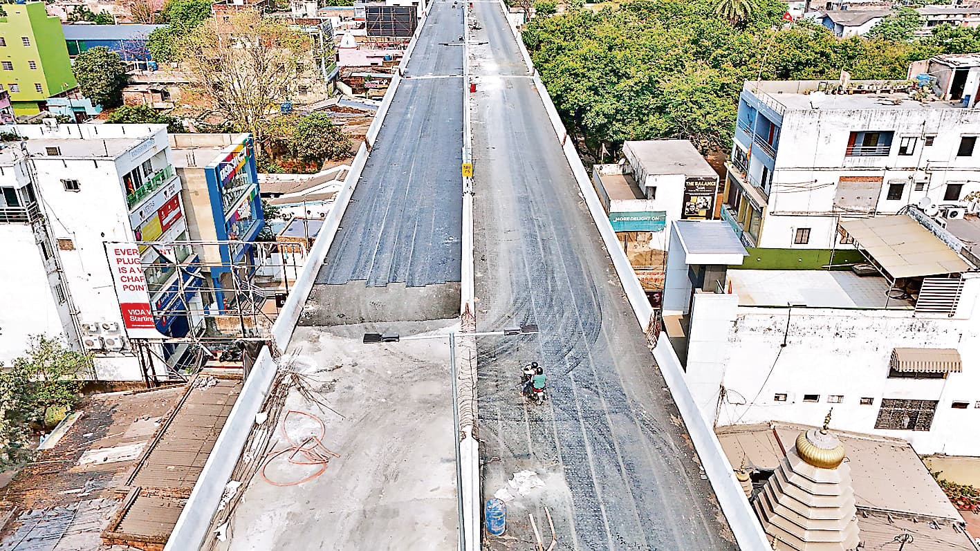 Ranchi News: रातू रोड एलिवेटेड कॉरिडोर में फिनिशिंग का काम तेज