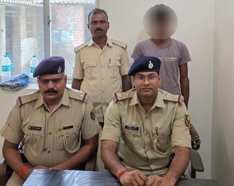 सरसी में 166 ग्राम स्मैक के साथ तस्कर गिरफ्तार