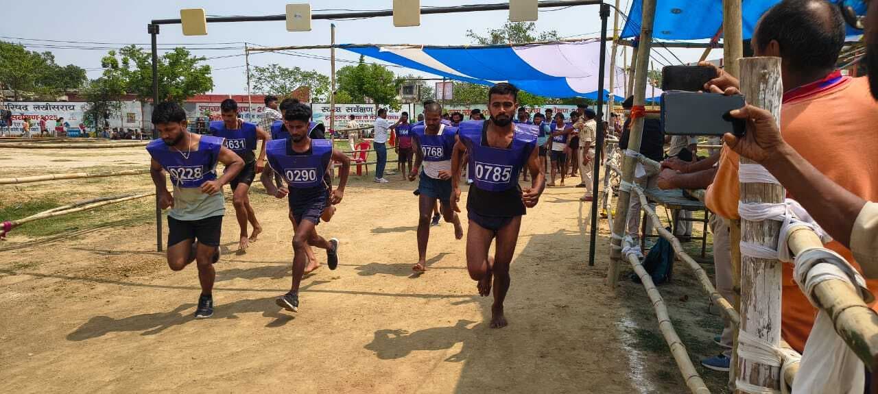 होमगार्ड बहाली को लेकर पहले दिन 478 महिला पुरुष ने लिया भाग