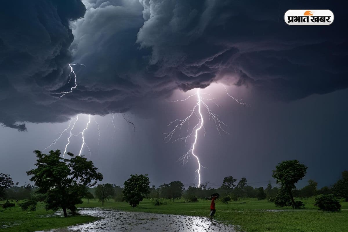 हजारीबाग में वज्रपात, मवेशी को देखने गये गंगो किस्कू की मौत