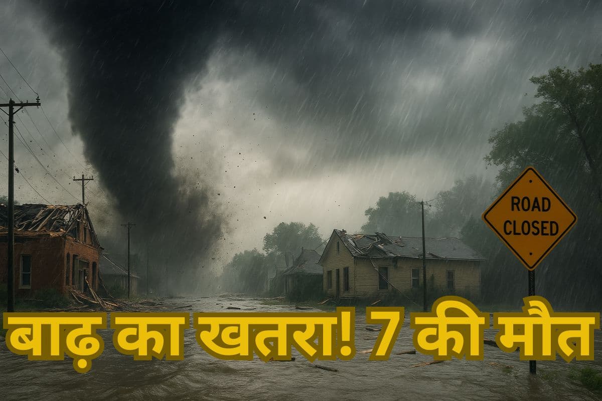 Heavy Rain Alert: 7 की मौत, अगले 3 दिन भारी बारिश-तूफान-बवंडर और बाढ़ का खतरा, संकट में 40 लाख लोग
