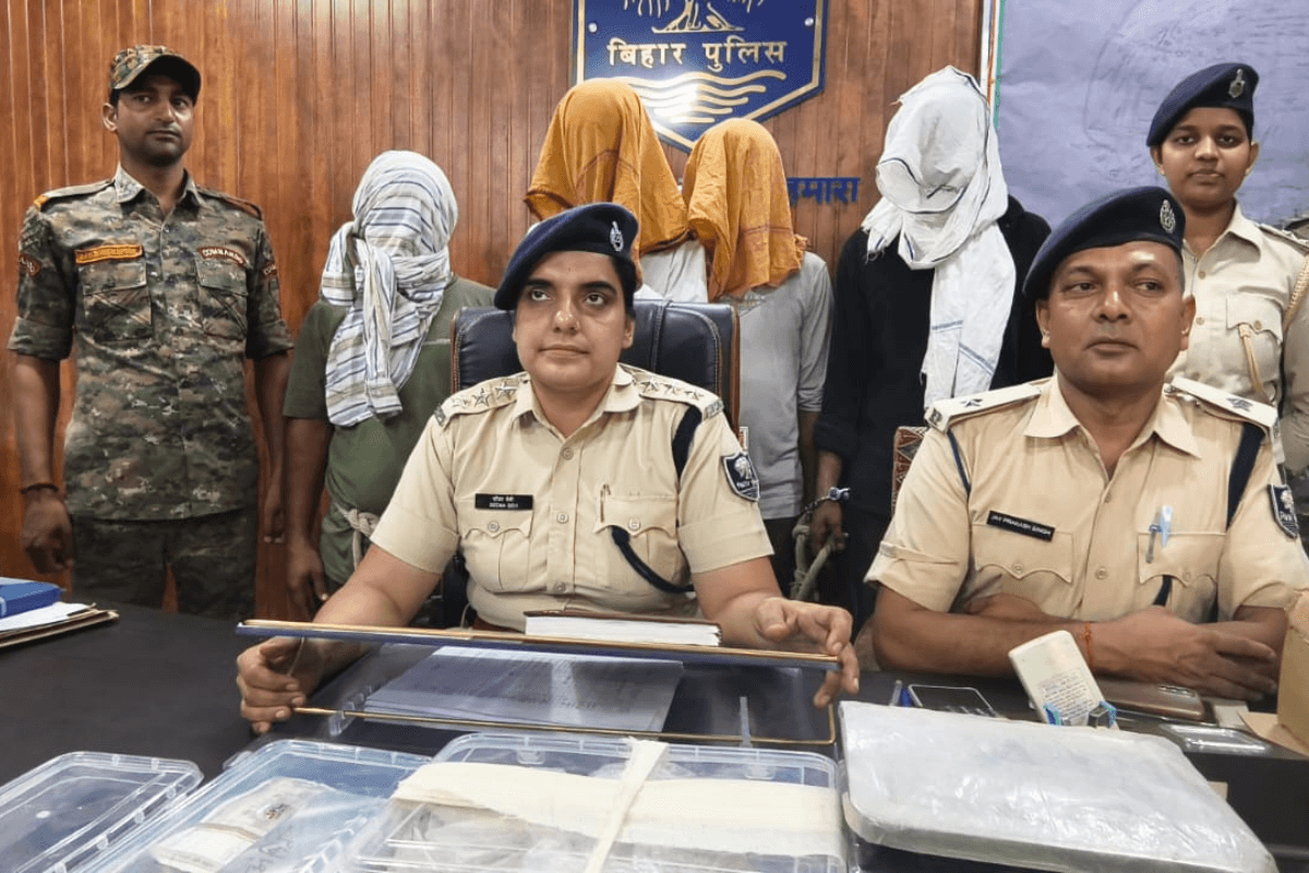 Bihar Crime: एक करोड़ की ब्राउन शुगर लेकर भाग रहे थे तस्कर, फिल्मी स्टाइल में पुलिस ने दबोचा