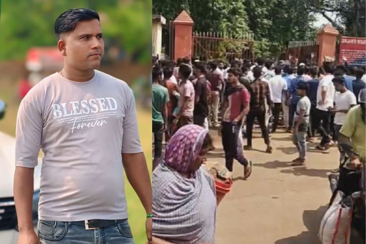 Deoghar News: पुलिस हिरासत में युवक की मौत पर बवाल, सड़क पर उतरें ग्रामीण, पुलिस ने छोड़े आंसू गैस