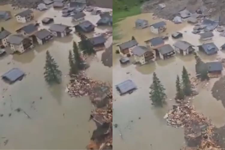 Landslide: नहीं देखा होगा तबाही का ऐसा मंजर, बह गया पूरा गांव, देखें वीडियो