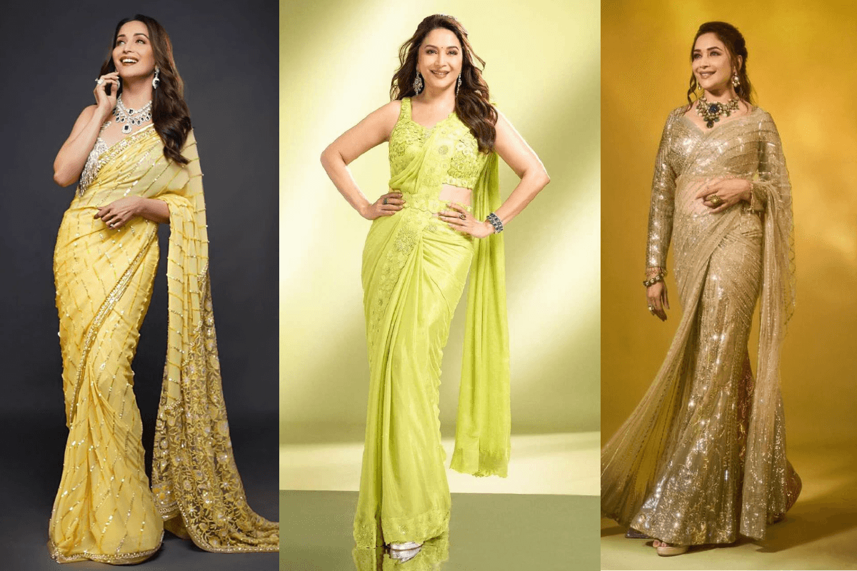Madhuri Dixit 10 Iconic Saree Look