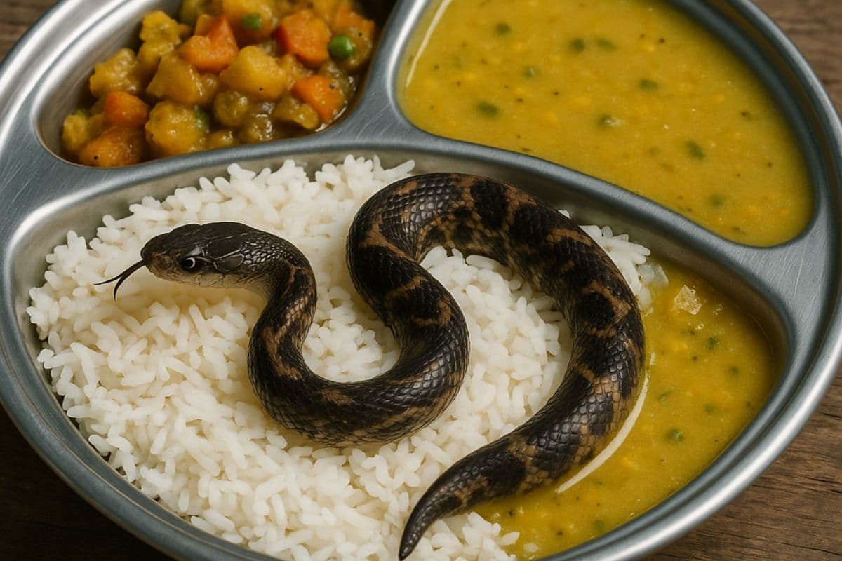 मिड डे मील में सांप मिला! NHRC सख्त, पटना SSP से मांगी रिपोर्ट