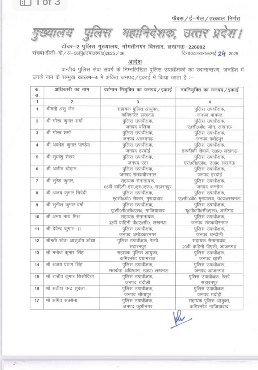 PPS Officer Transfer