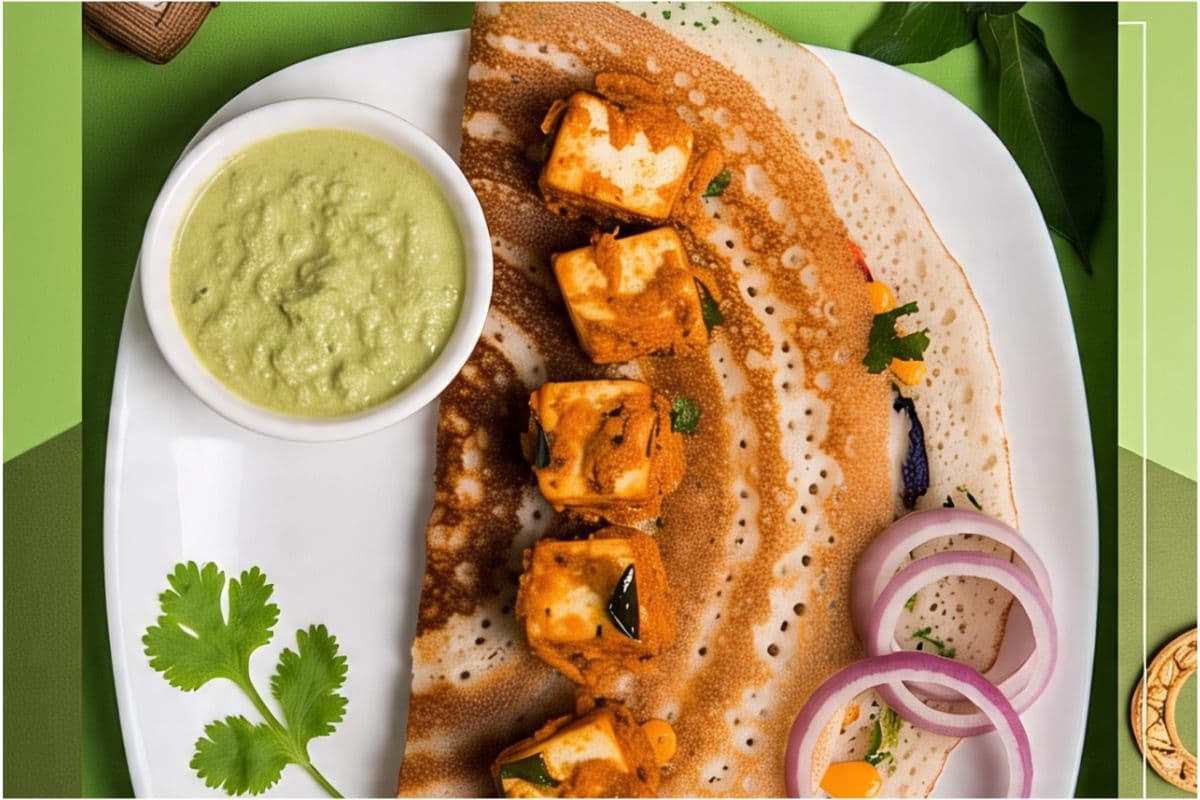 Paneer Tikka Dosa: अब डोसे में पनीर टिक्का का ट्विस्ट, हर बाइट में आएगा मजा