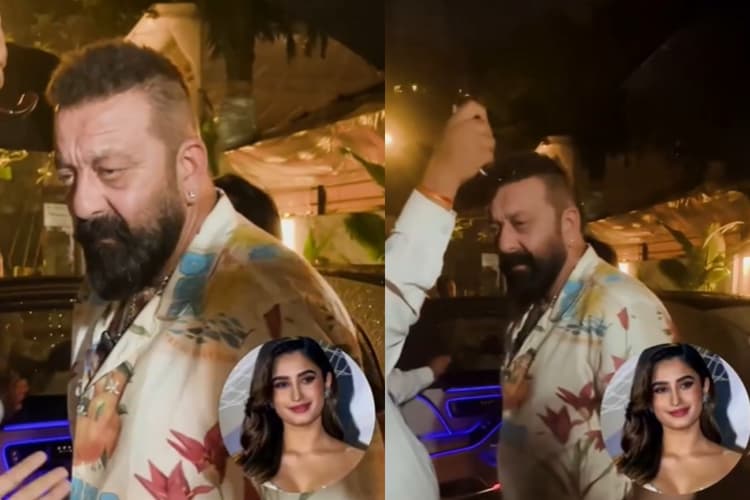 VIDEO: संजय दत्त ने रवीना टंडन की बेटी को किया नजरअंदाज, पैप्स से पूछा- कौन है राशा?