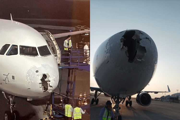 ओलों की चपेट में आई IndiGo फ्लाइट, TMC सांसद ने कहा- लगा मौत आ गई