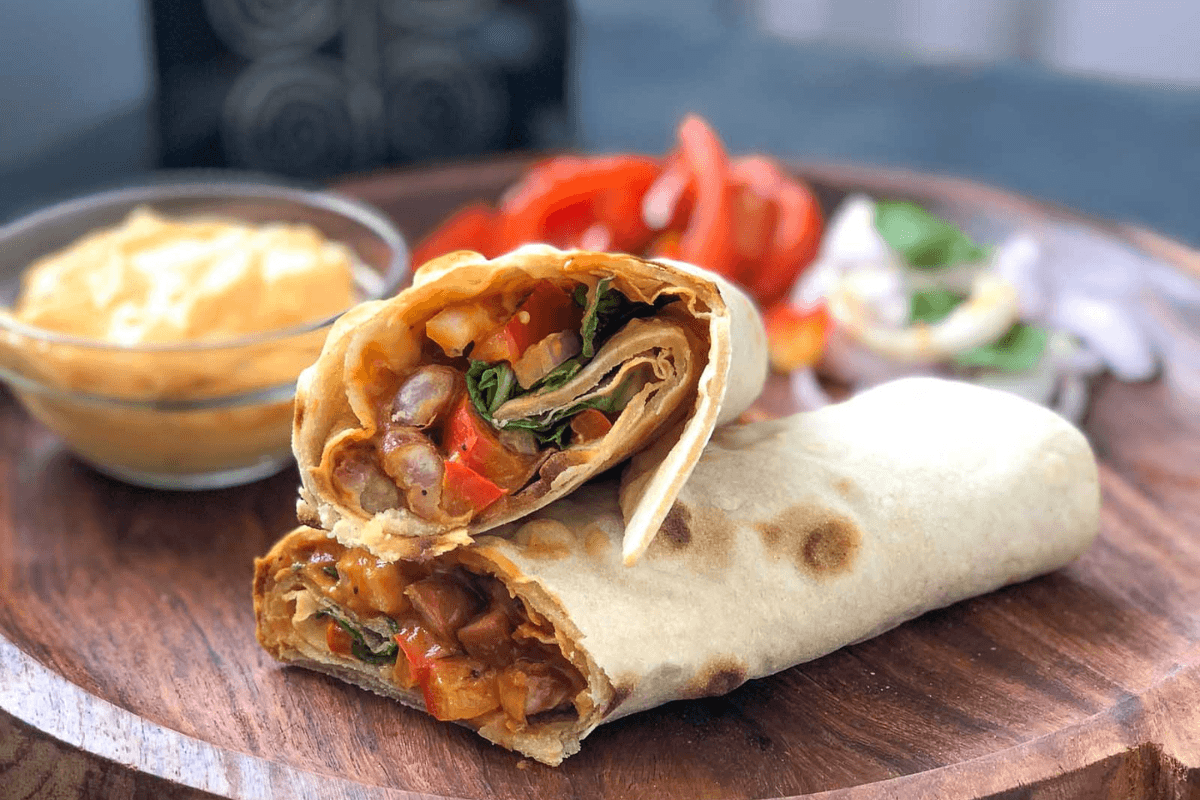 Rajma Wrap Recipe Rajma Wrap Recipe
