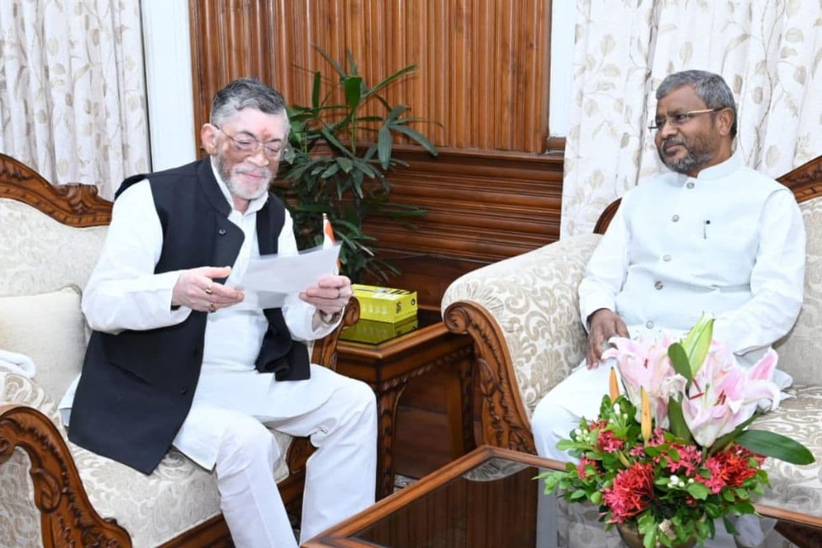 babulal marandi with jharkhand governor babulal marandi with jharkhand governor