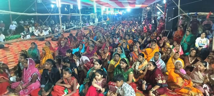 Bhagalpur news भगवान के बाल रूप का दर्शन जो करता है वह धन्य है : साध्वी धर्म मूर्ति