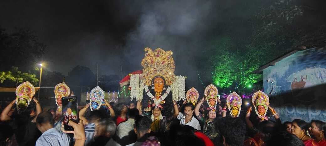 jamshedpur : नोकालम्मा रूप में मां पहाड़ी ने श्रद्धालुओं को दिये दर्शन