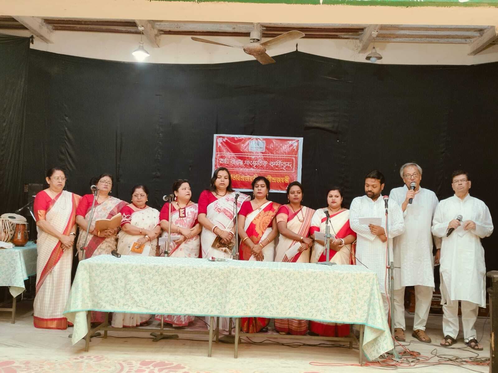 Ranchi News : बांग्ला सांस्कृतिक कर्मी वृंद ने मनायी रवींद्रनाथ टैगोर की जयंती