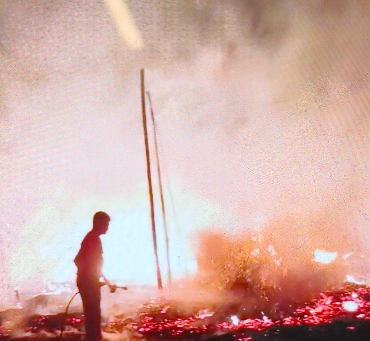 शिवसागर में झोंपड़ीनुमा संस्थान में लगी आग, सामान जला