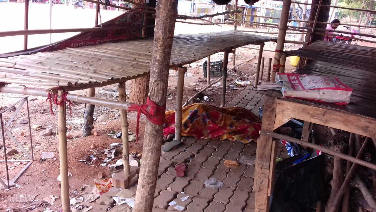 एम्स के पास बाइक स्टैंड से अधेड़ का शव बरामद