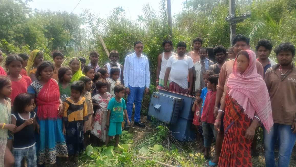 चंद्रदीपा में ट्रांसफाॅर्मर की चोरी, अंधेरे में डूबा पहाड़िया टोला