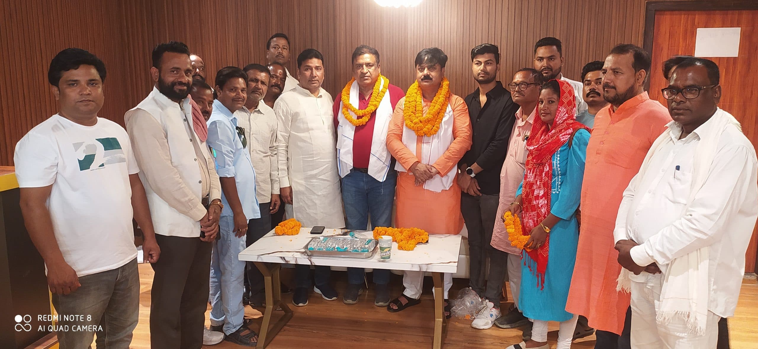 मूलचंद गोलछा व शाद अहमद को किया सम्मानित