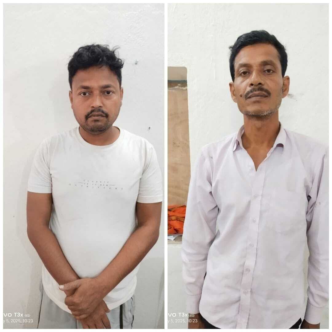 रांची से आ रहे युवक के साथ छिनतई के मामले में दो आरोपित गिरफ्तार