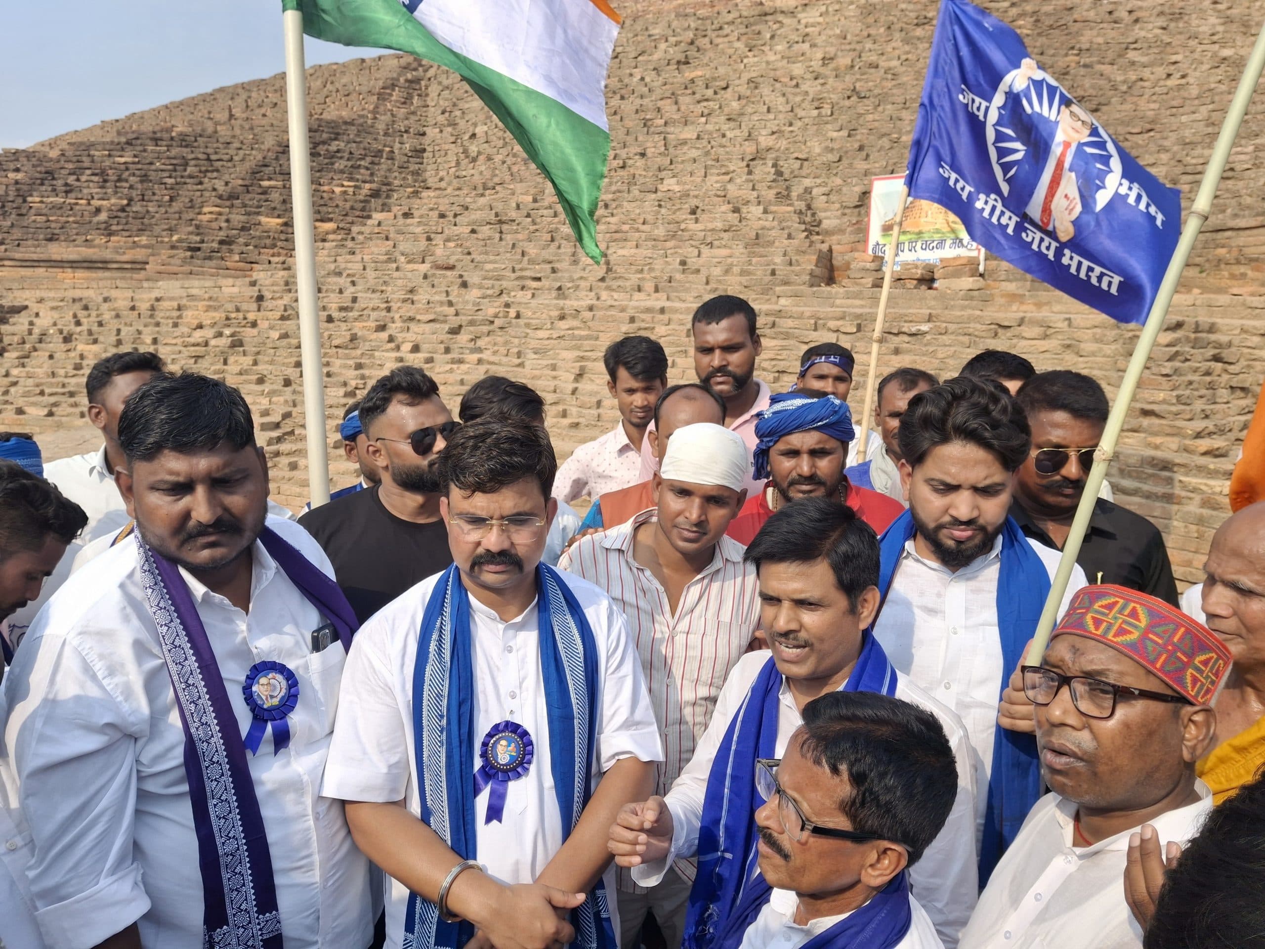 Motihari:बौद्ध धरोहरों पर बाहरी नियंत्रण नहीं चलेगा : राष्ट्रीय अध्यक्ष