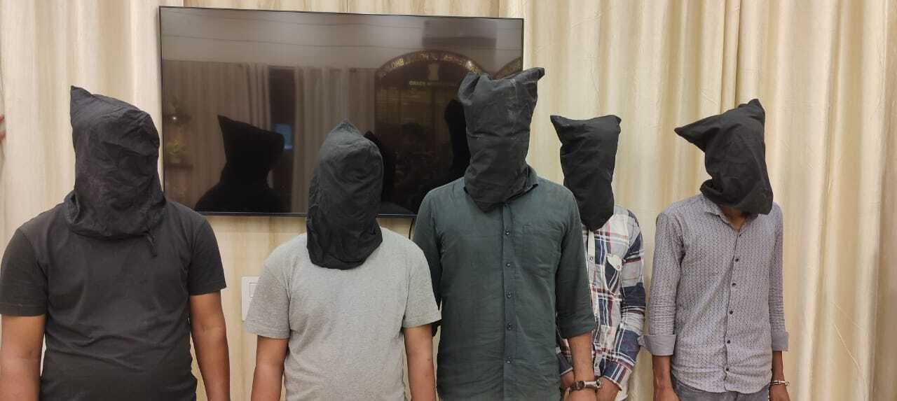 बड़ी घटना का षड्यंत्र रच रहे पांच अपराधी गिरफ्तार