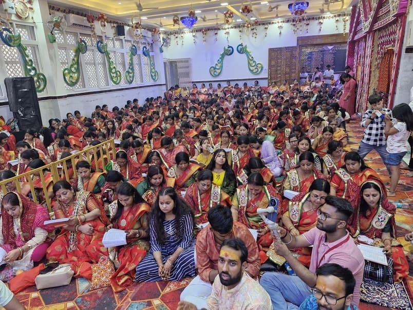 प्राण प्रतिष्ठा अनुष्ठान के तीसरे दिन बाबा श्याम का अखंड ज्योत पाठ