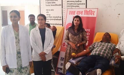 अंचल कार्यालय परिसर में रक्तदान शिविर आयोजित