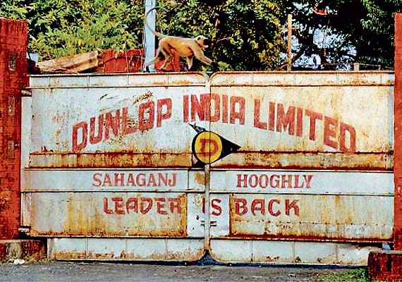 अब वीरान पड़ी है साहागंज स्थित टायर फैक्टरी