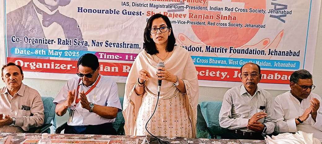 Jehanabad : कुपोषण के खिलाफ अभियान में भागीदार बनेगी रेडक्रॉस