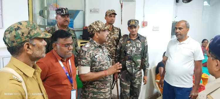 बगोदर पुलिस ने बैंक लिया सुरक्षा व्यवस्था का जायजा