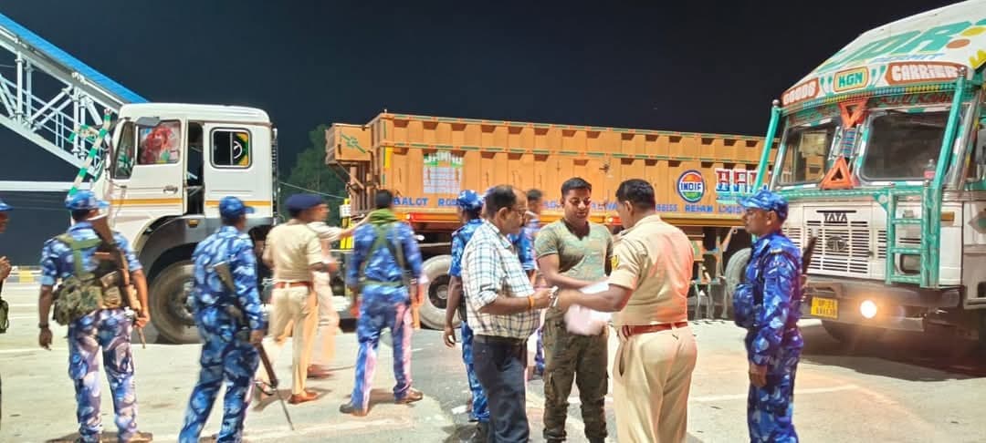 असामाजिक तत्वों पर पैनी नजर रखने को लेकर चलाया जा रहा वाहन जांच अभियान