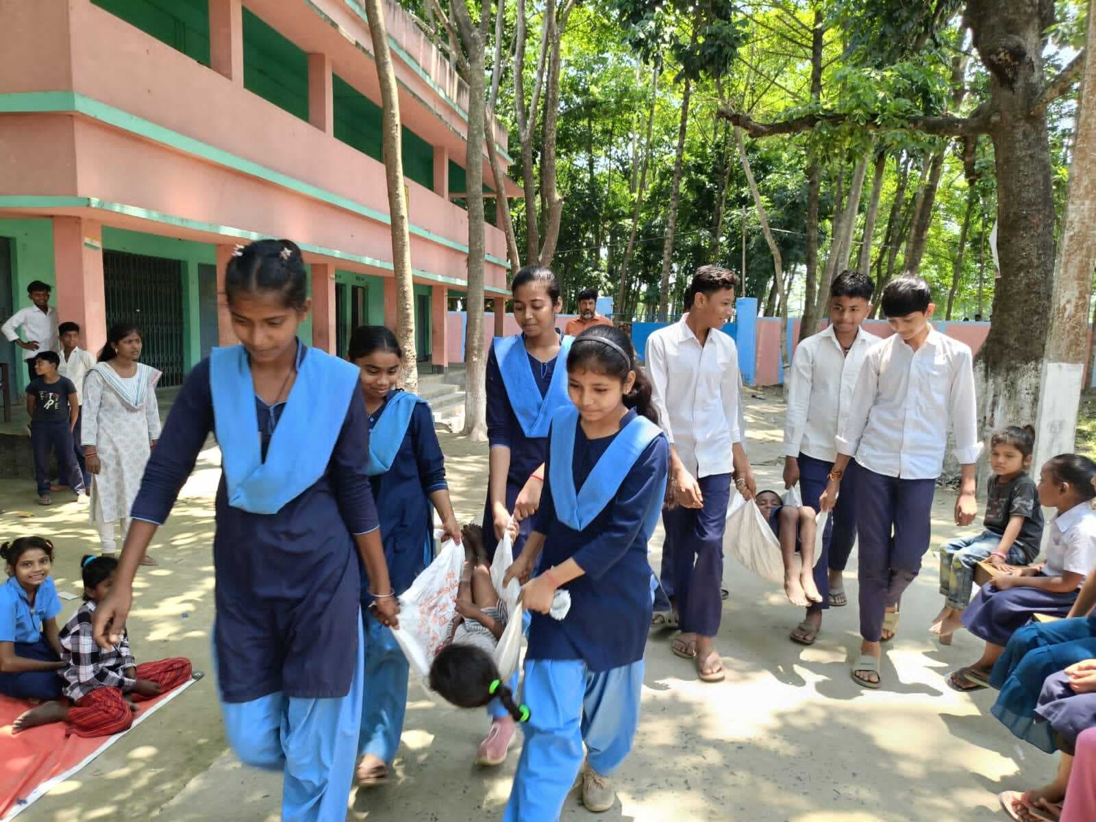 आपदा की स्थिति में बचाव को लेकर मॉक ड्रिल कर दी गयी जानकारी