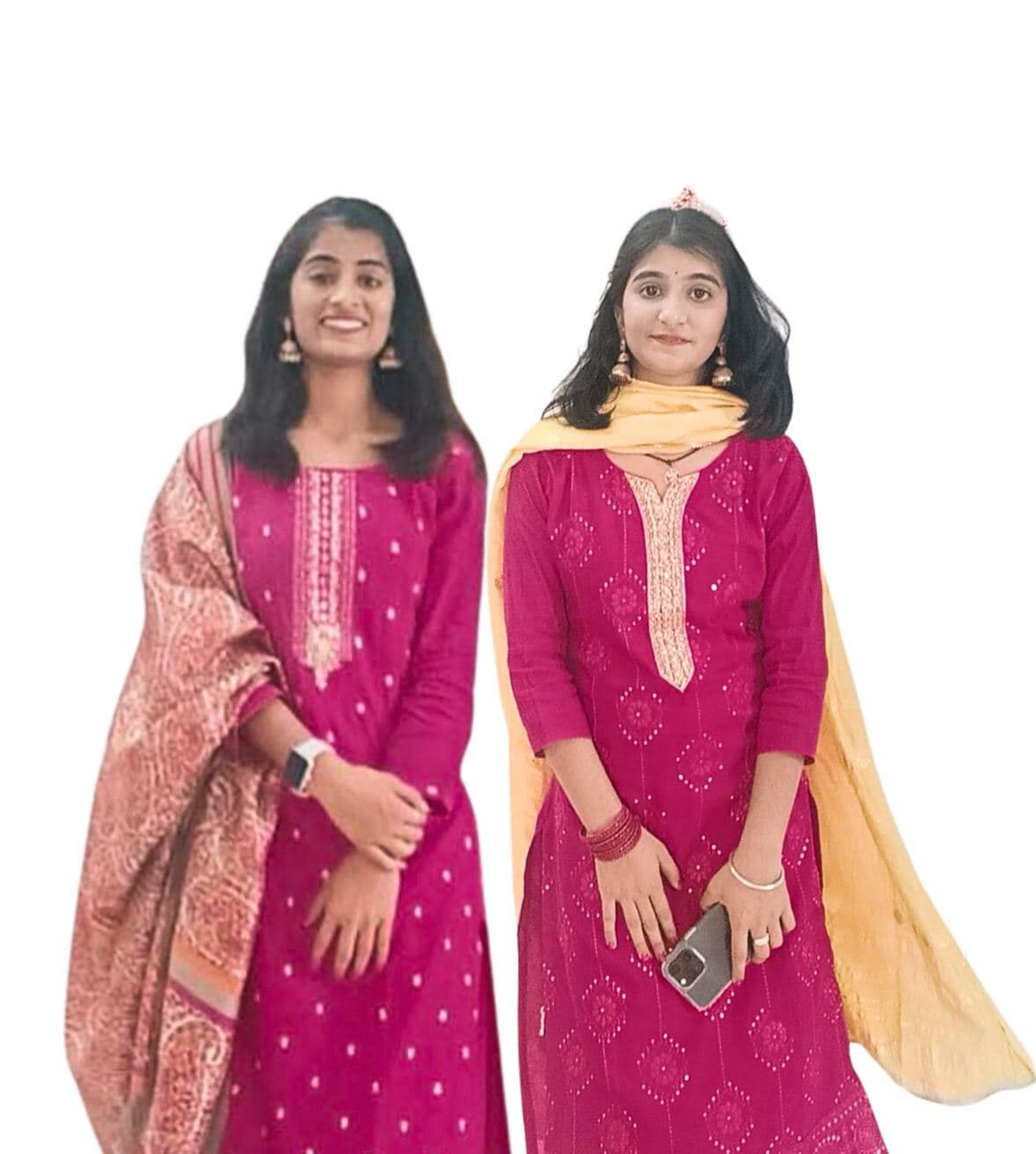 दो सगी बहनें बिहार पुलिस के लिए चयनित, घर में खुशी का माहौल