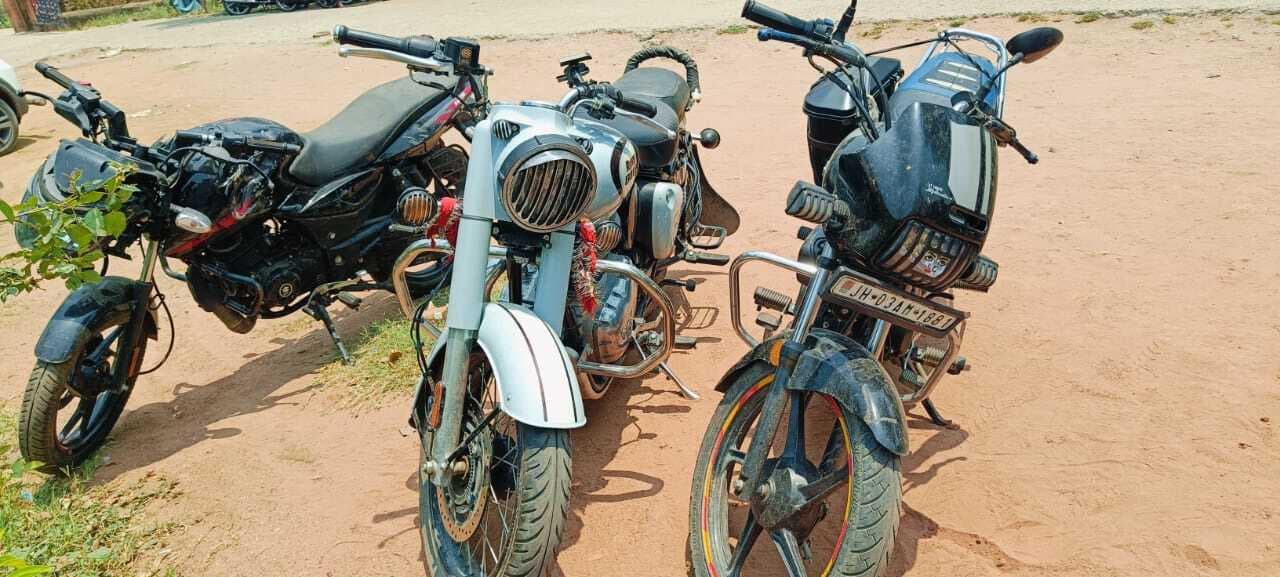 बुलेट लूटकांड का खुलासा, पांच अपराधी हुए गिरफ्तार