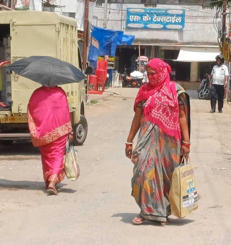 पारा 42 के पार, चिलचिलाती धूप व तपिश ने बढ़ायी मुश्किल