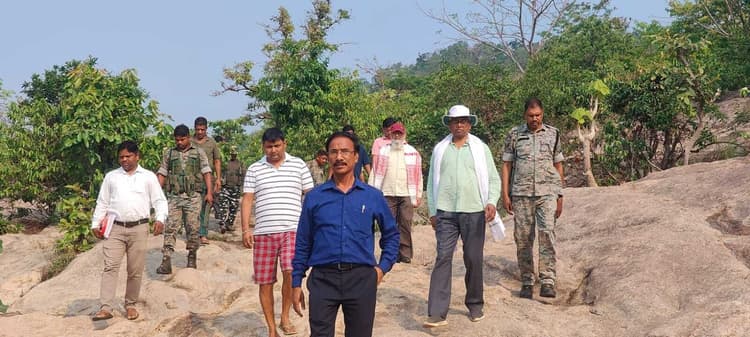 सांसद ने किया राजाबांध का निरीक्षण, जल्द जीर्णोद्धार का दिया आश्वासन