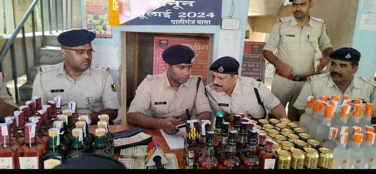 अंग्रेजी शराब, लाखों रुपये नकद बरामद, एक गिरफ्तार