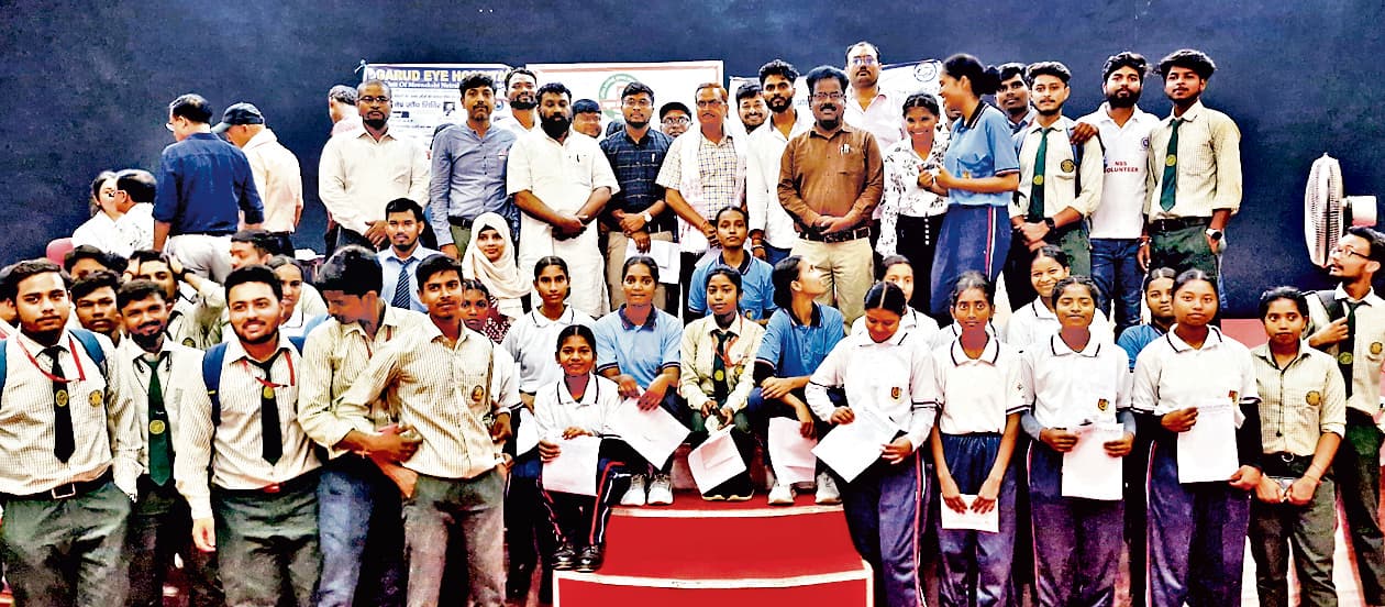 Ranchi News : मारवाड़ी कॉलेज में नि:शुल्क नेत्र जांच शिविर