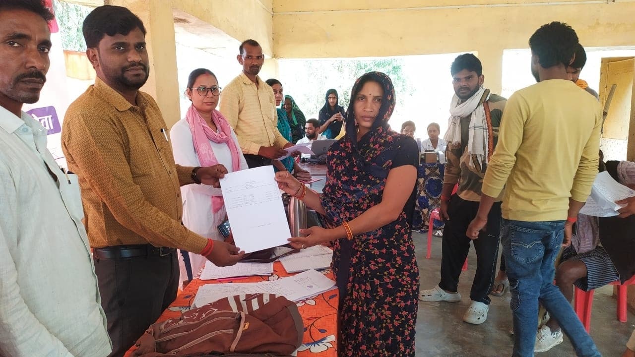 शिविर में लिये गये आवेदन, समस्याओं का हुआ निबटारा