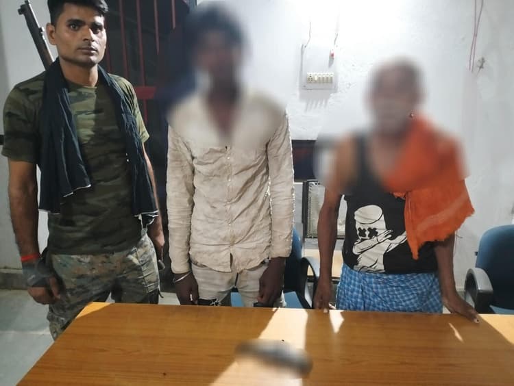 कट्टा के साथ दो अपराधी गिरफ्तार, पुलिस ने भेजा जेल